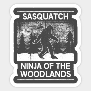 Sasquatch - Ninja of the Woodlands Sticker